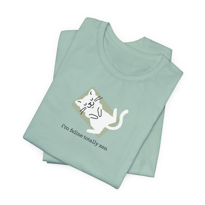 Feline Zen — Yoga Cat Tee