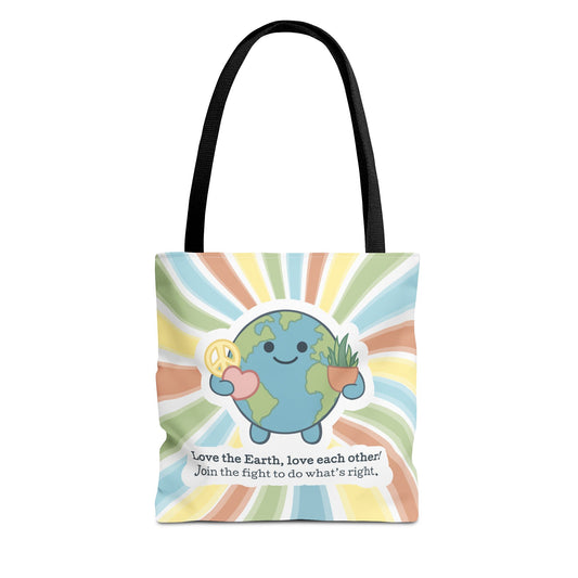 Love the Earth - polyester tote