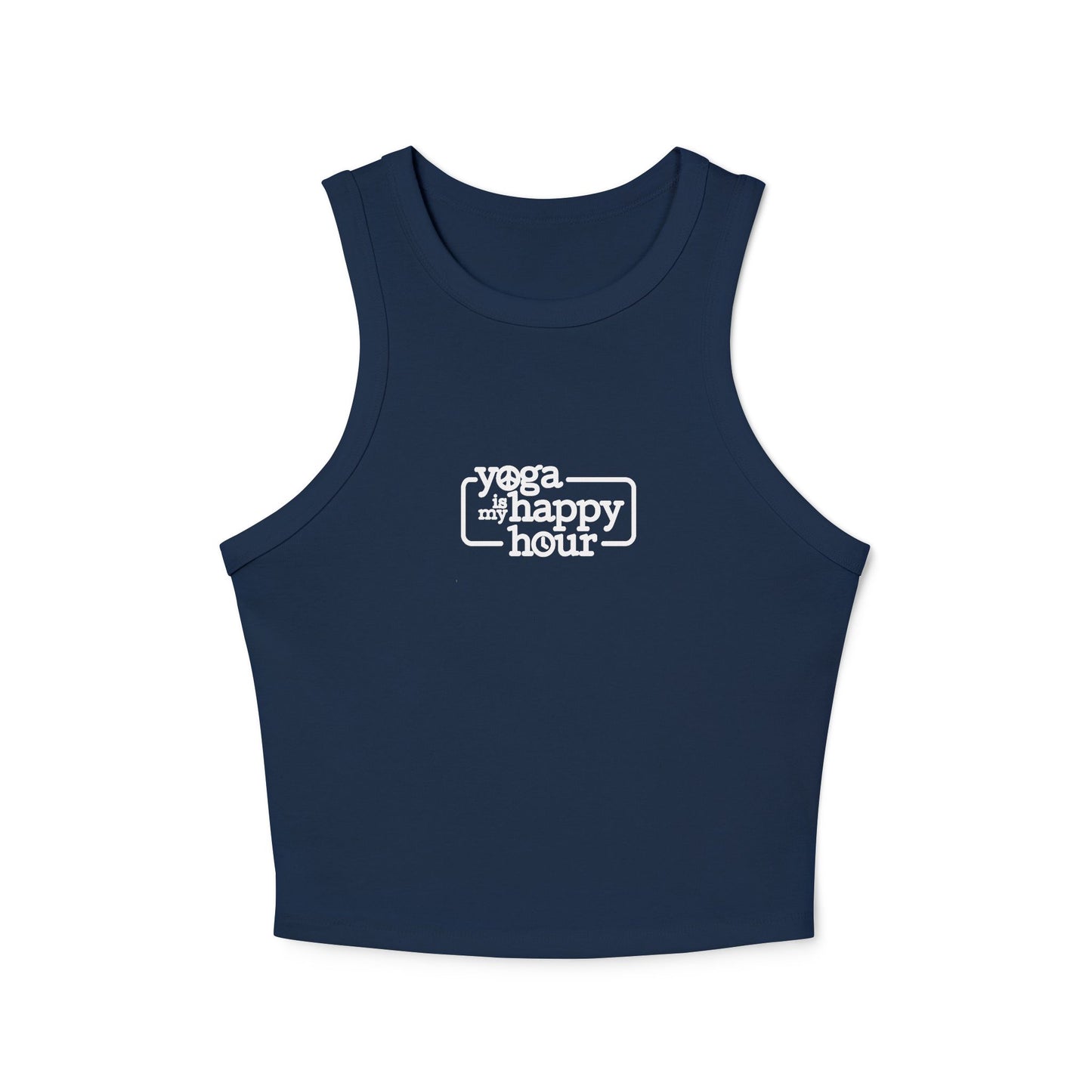 Yoga is My Happy Hour - crop tank
