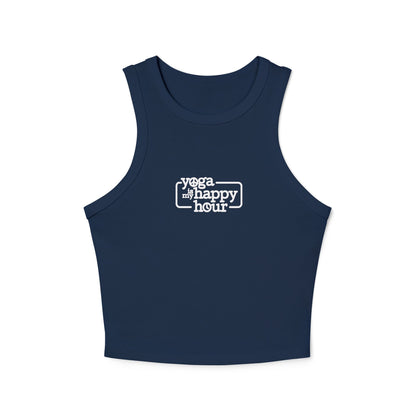 Yoga is My Happy Hour - crop tank