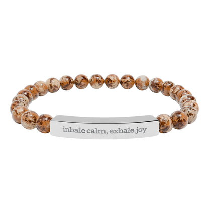 Inhale Calm Exhale Joy – Bracelet