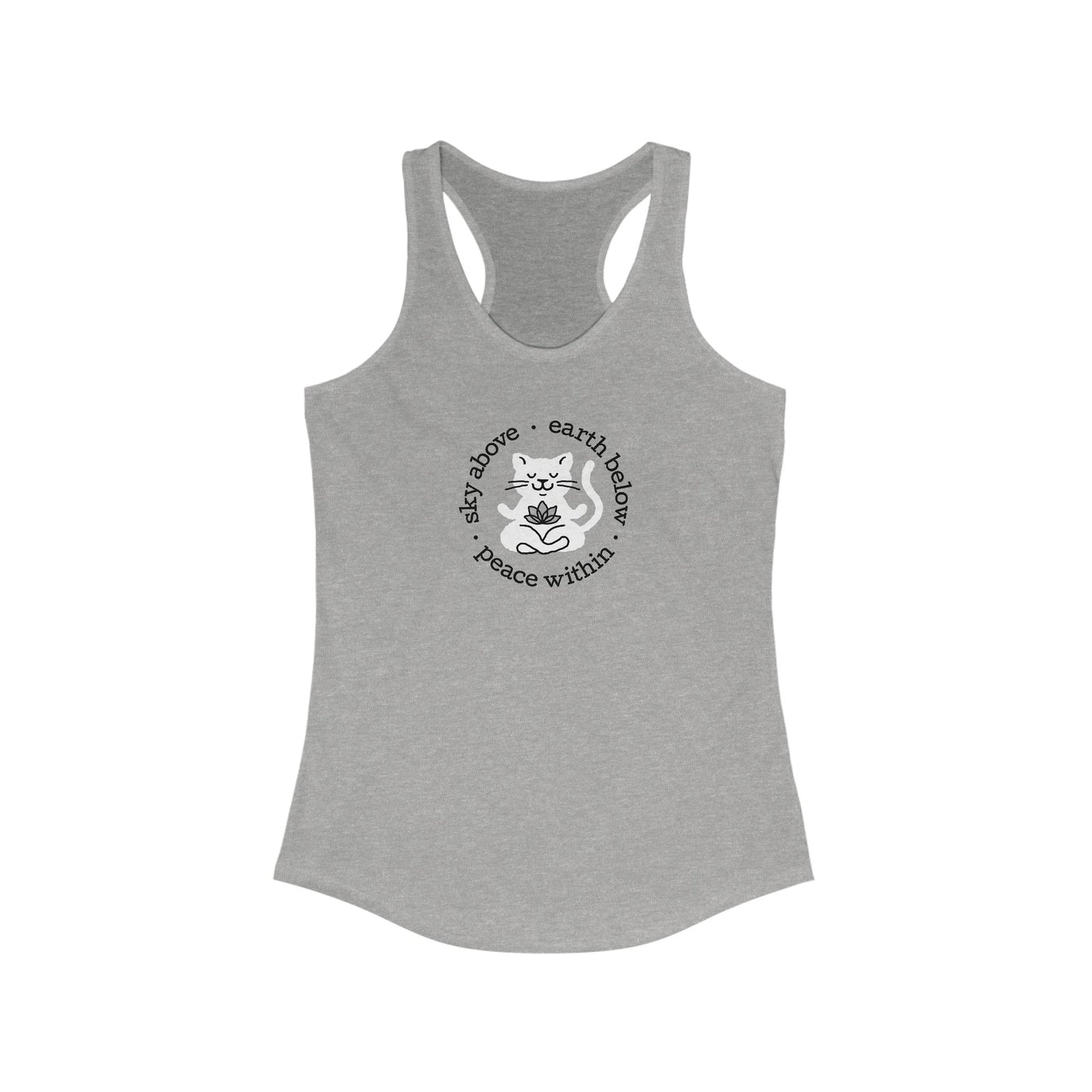 Peace Within Cat – Racerback