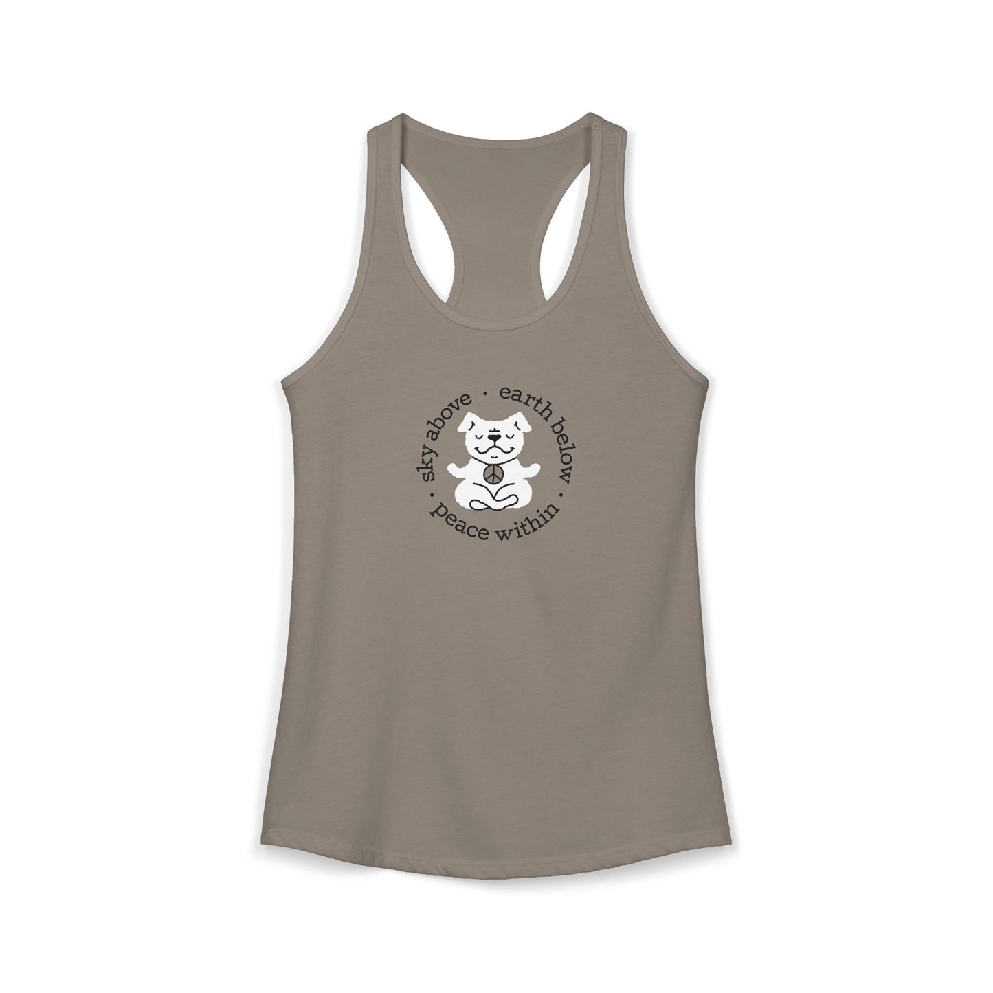 Peace Within Dog – Racerback