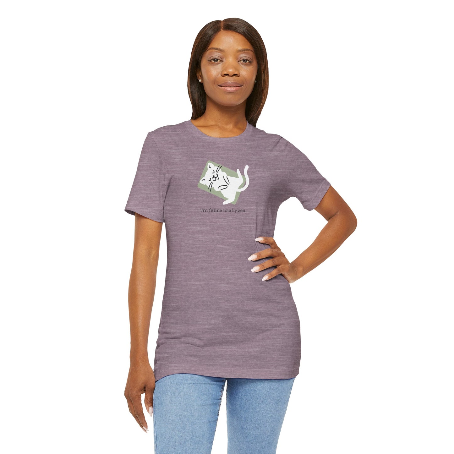 Feline Zen — Yoga Cat Tee