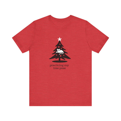 Tree Pose Cat - Tee