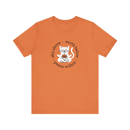 Peace Within Cat – Tee