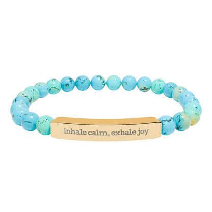 Inhale Calm Exhale Joy – Bracelet
