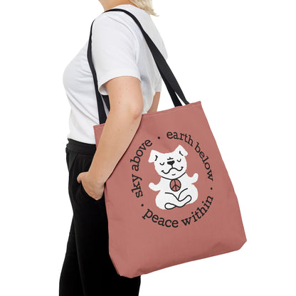 Peace Within Dog – Tote - Rosewood