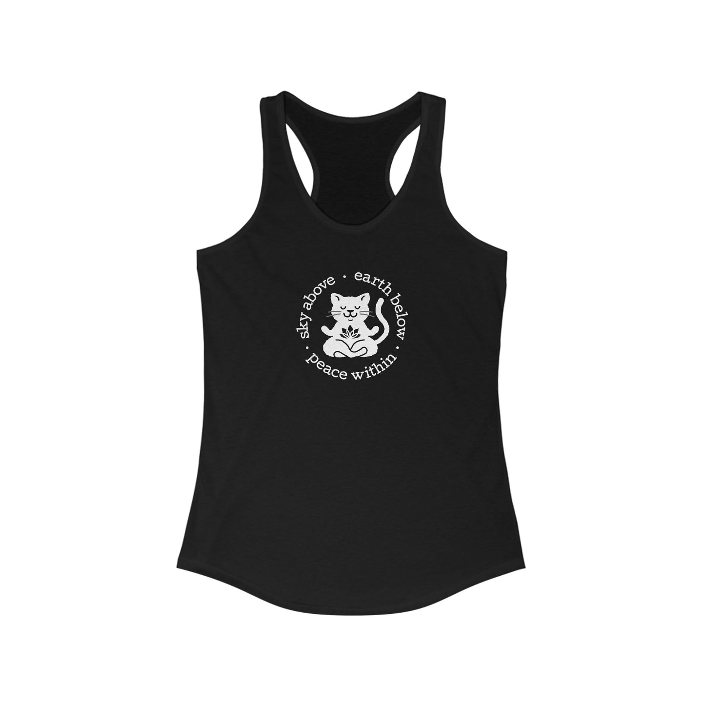 Peace Within Cat – Racerback