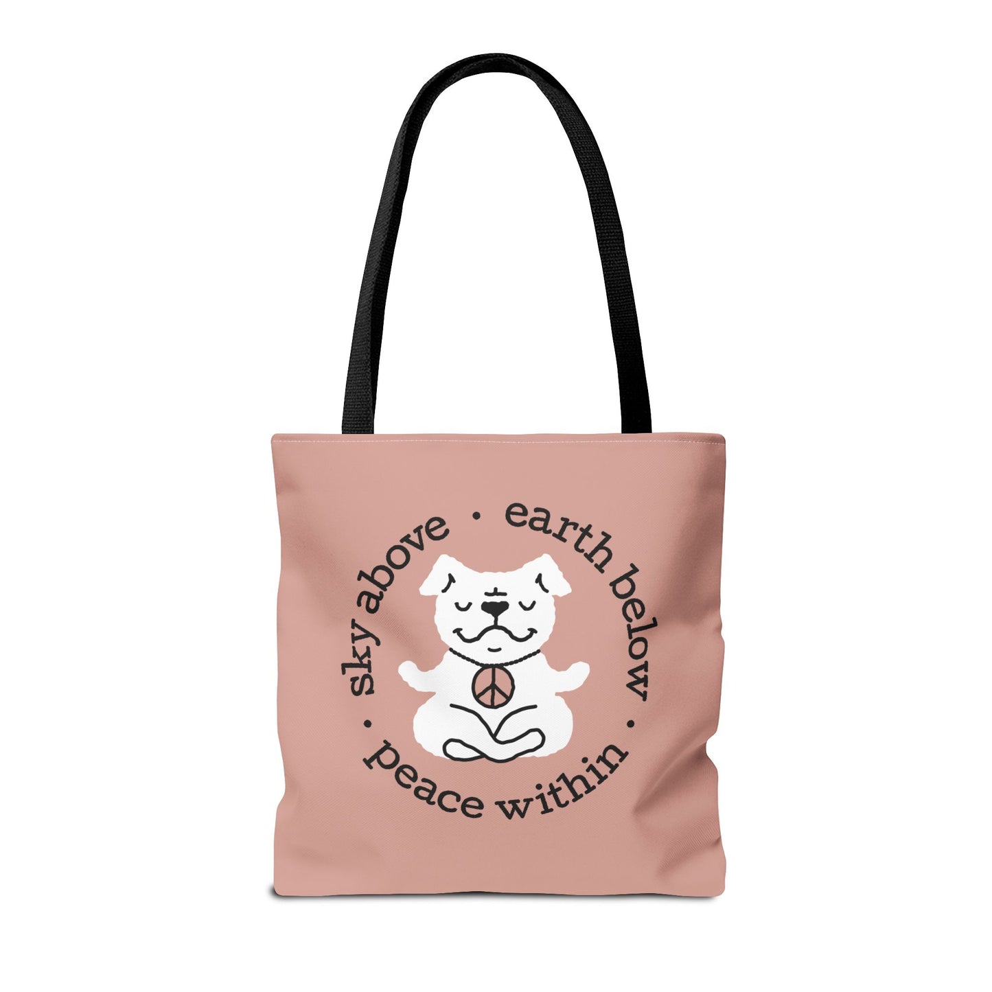 Peace Within Dog – Tote - Mocha