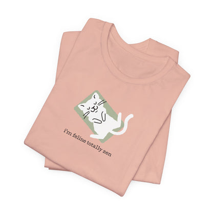 Feline Zen — Yoga Cat Tee