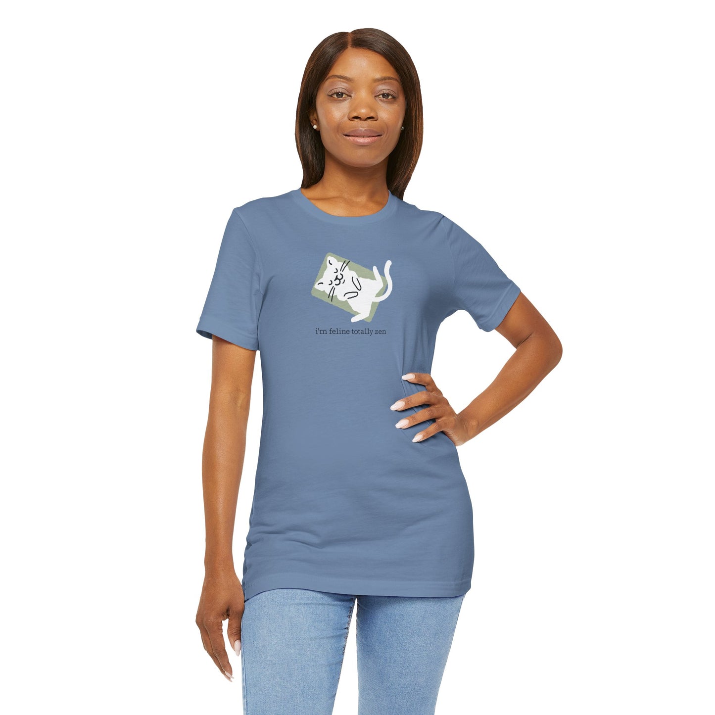 Feline Zen — Yoga Cat Tee