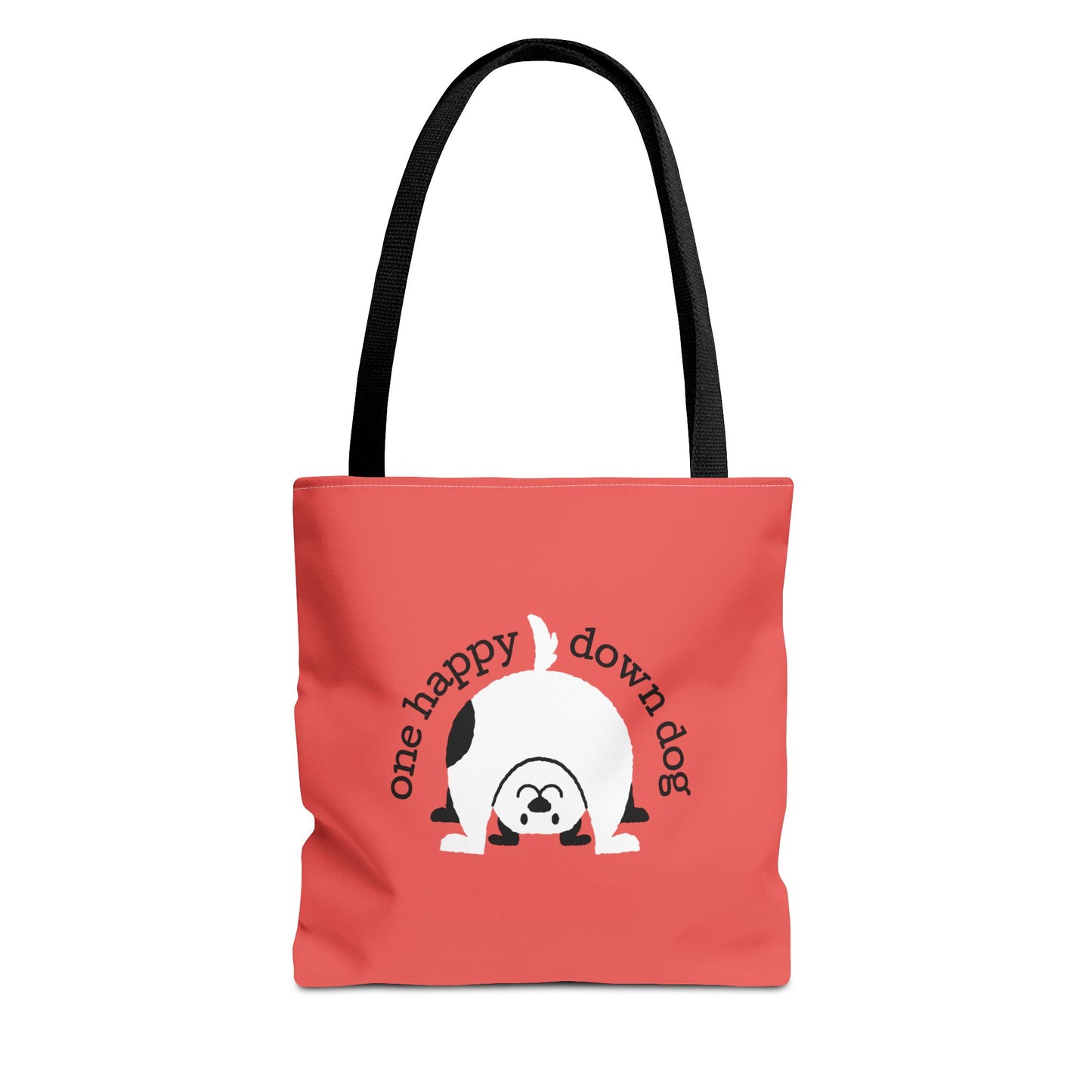 One Happy Down Dog – Tote - Tomato Red