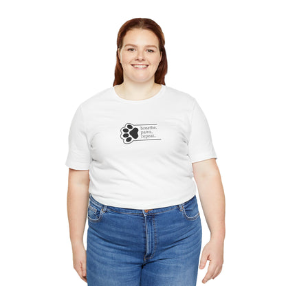 Breathe. Paws. Repeat. –  Tee