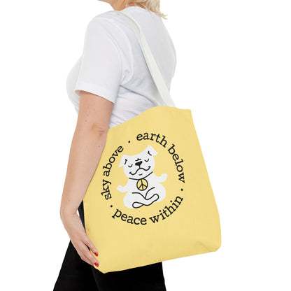 Peace Within Dog – Tote - Butter