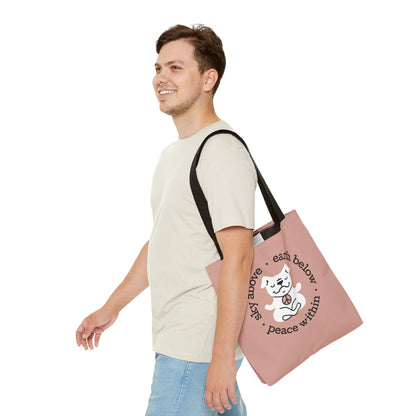 Peace Within Dog – Tote - Mocha
