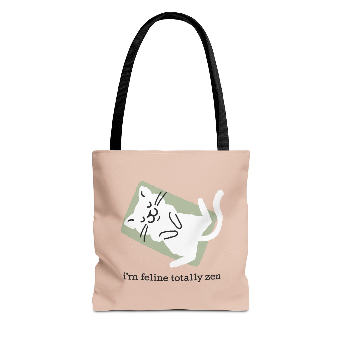 Feline Zen - Tote - Rose Beige
