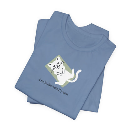 Feline Zen — Yoga Cat Tee