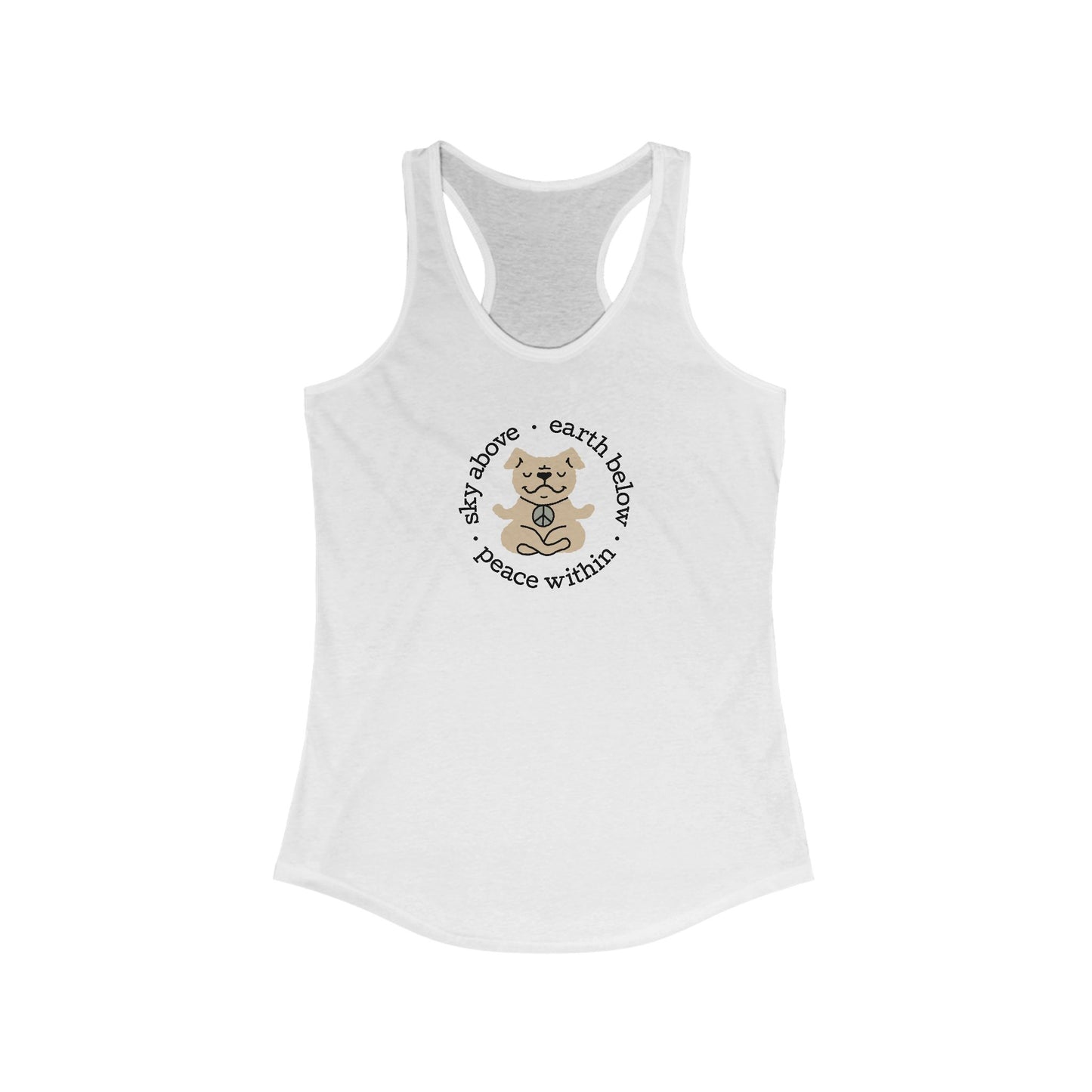 Peace Within Dog – Racerback