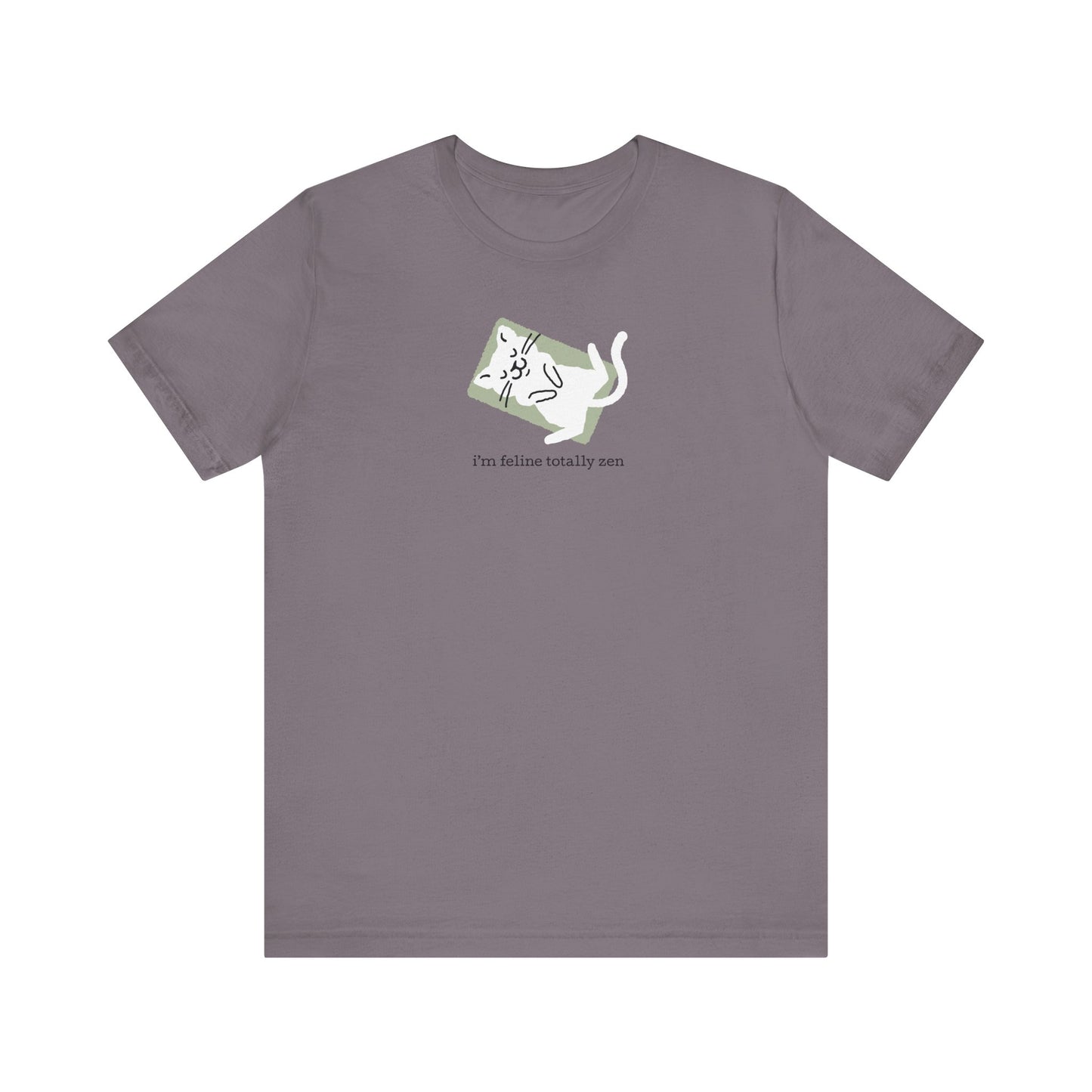 Feline Zen — Yoga Cat Tee