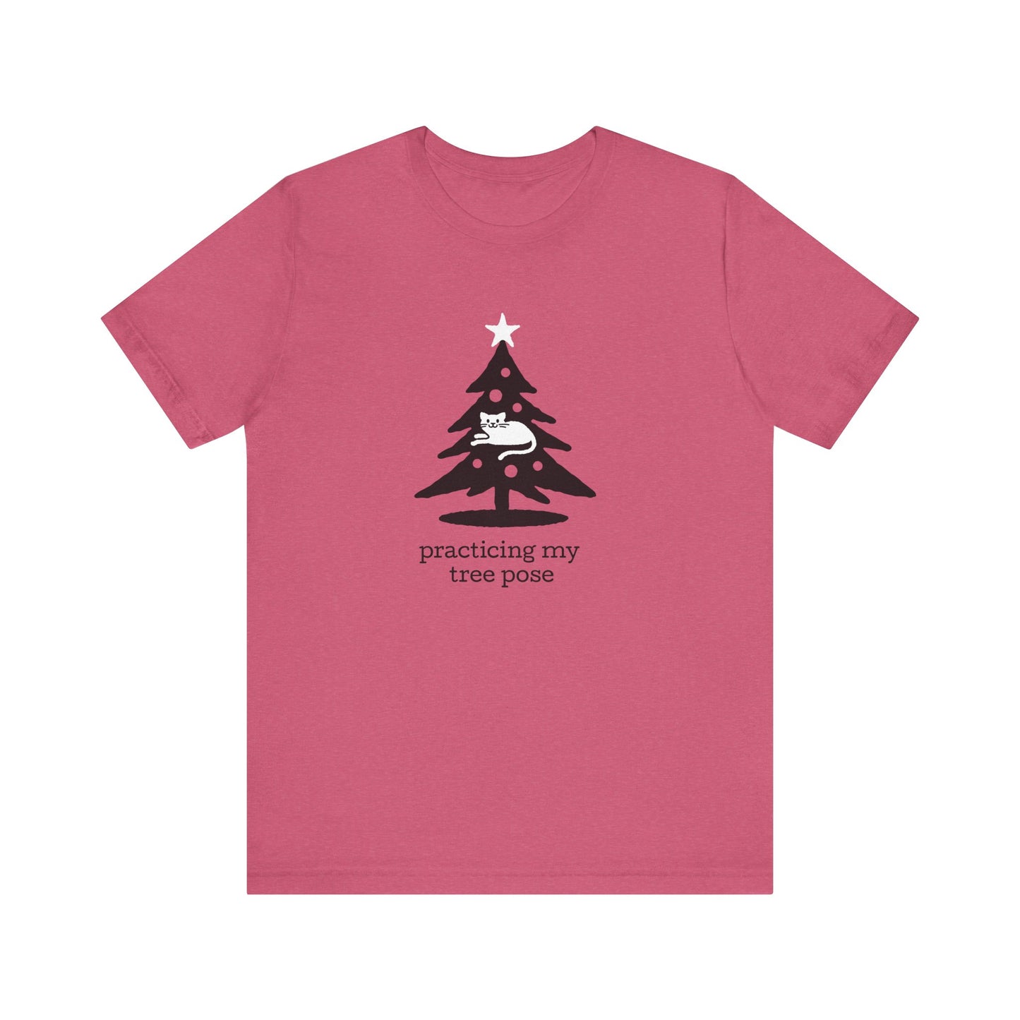 Tree Pose Cat - Tee