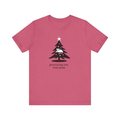 Tree Pose Cat - Tee