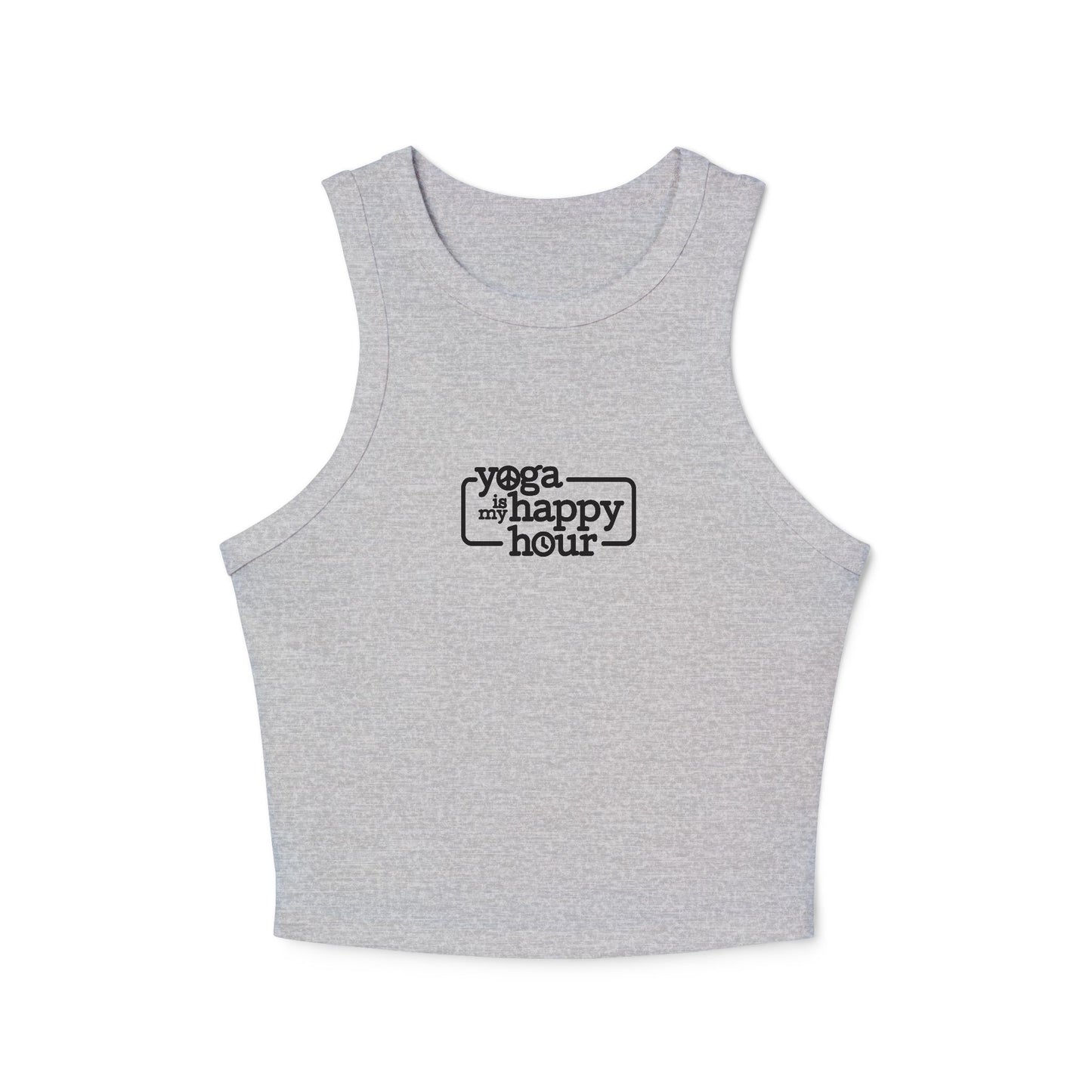 Yoga is My Happy Hour - crop tank