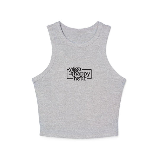 Yoga is My Happy Hour - crop tank