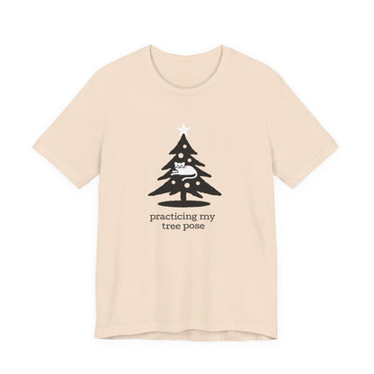 Tree Pose Cat - Tee