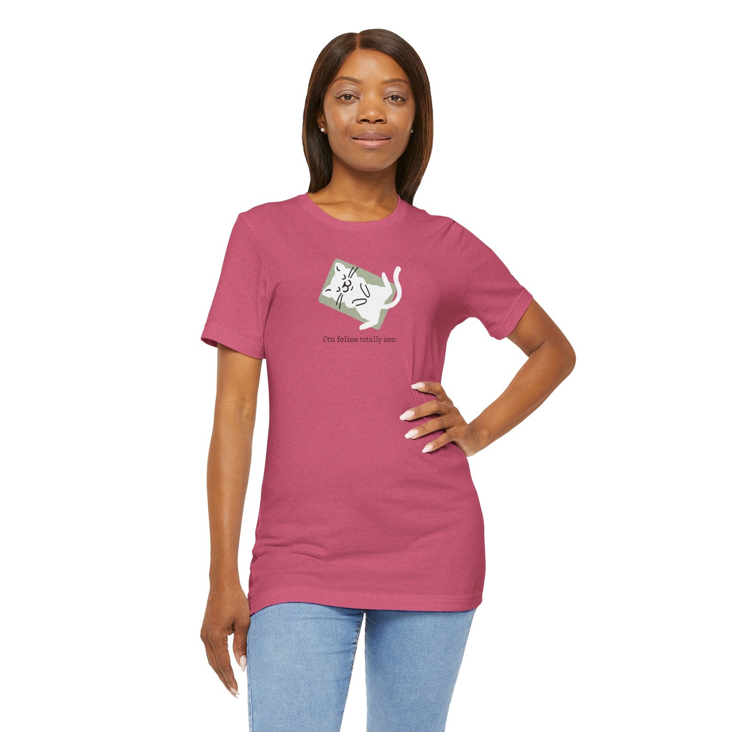 Feline Zen — Yoga Cat Tee