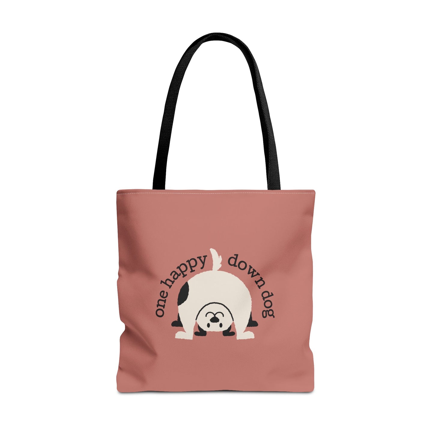 One Happy Down Dog – Tote - Rosewood