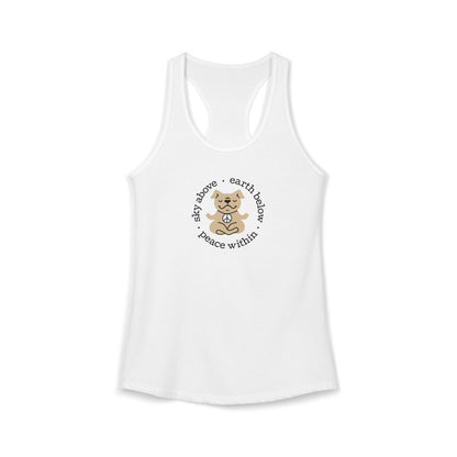Peace Within Dog – Racerback
