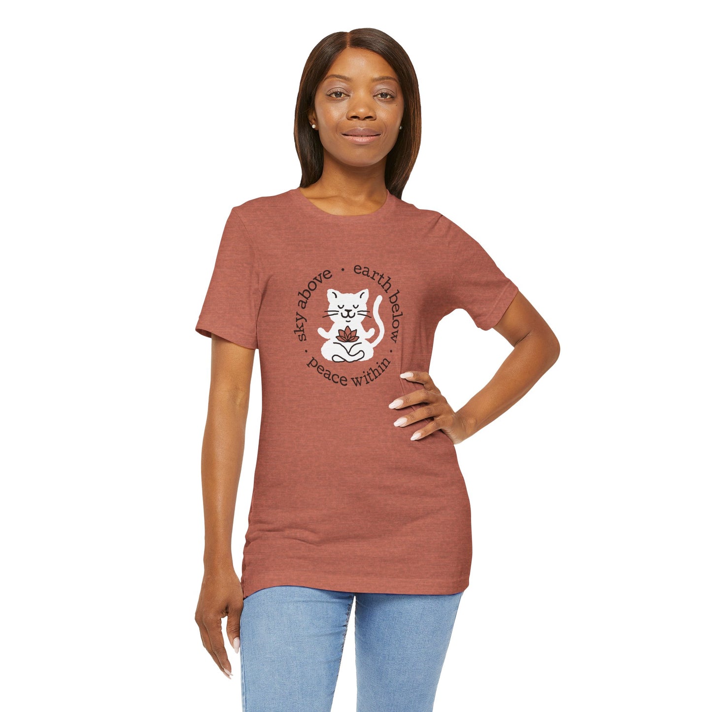 Peace Within Cat – Tee