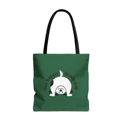 One Happy Down Dog – Tote - Emerald