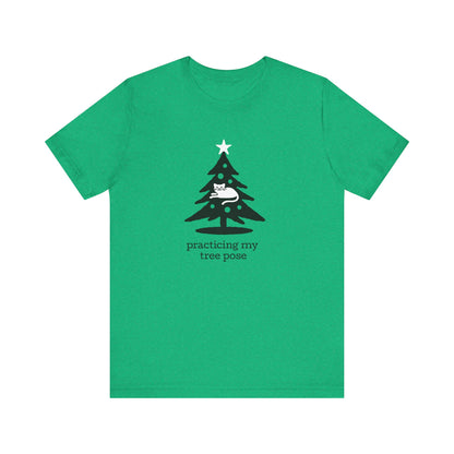 Tree Pose Cat - Tee