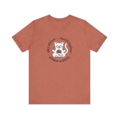 Peace Within Cat – Tee
