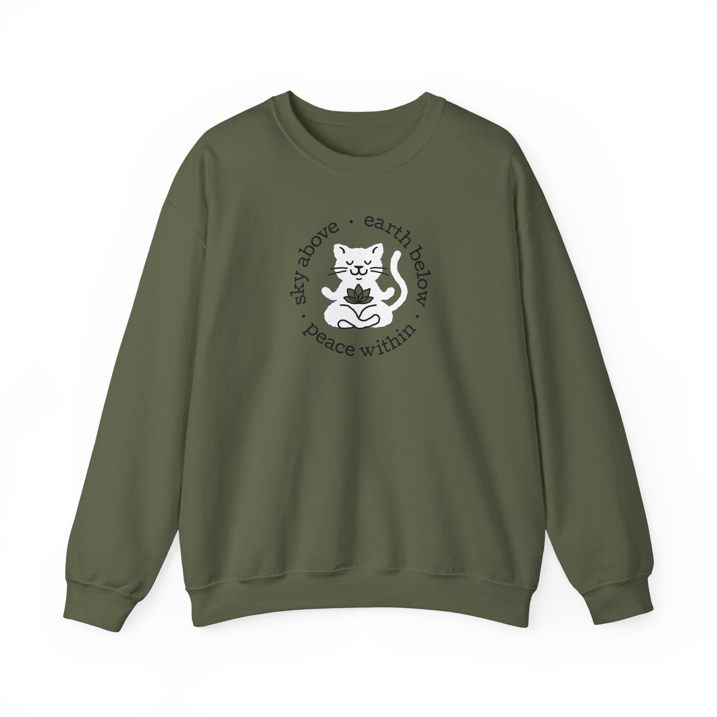 Peace Within Cat – Sweatshirt