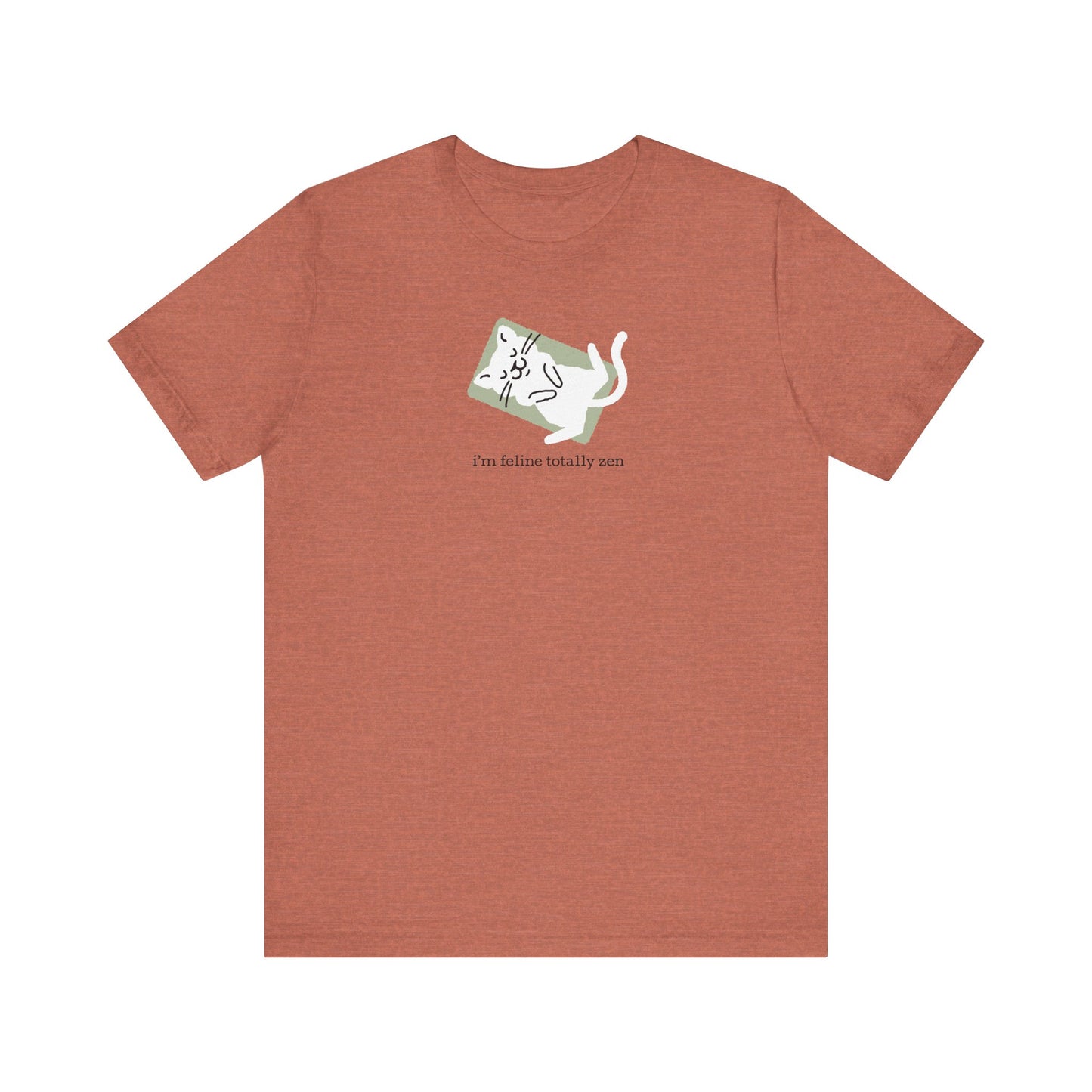 Feline Zen — Yoga Cat Tee