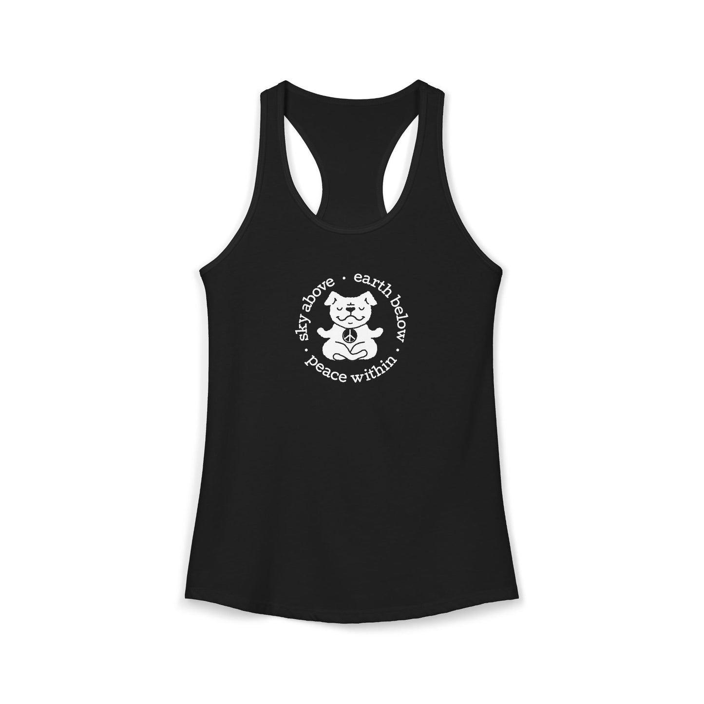 Peace Within Dog – Racerback