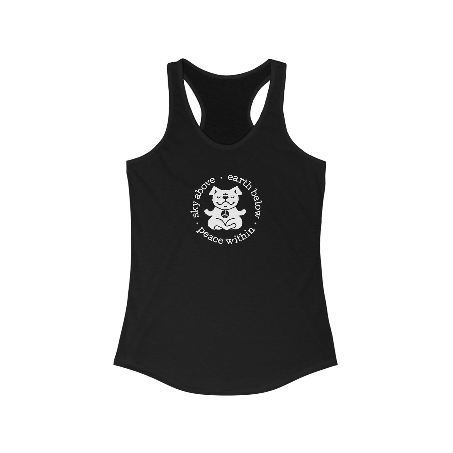 Peace Within Dog – Racerback