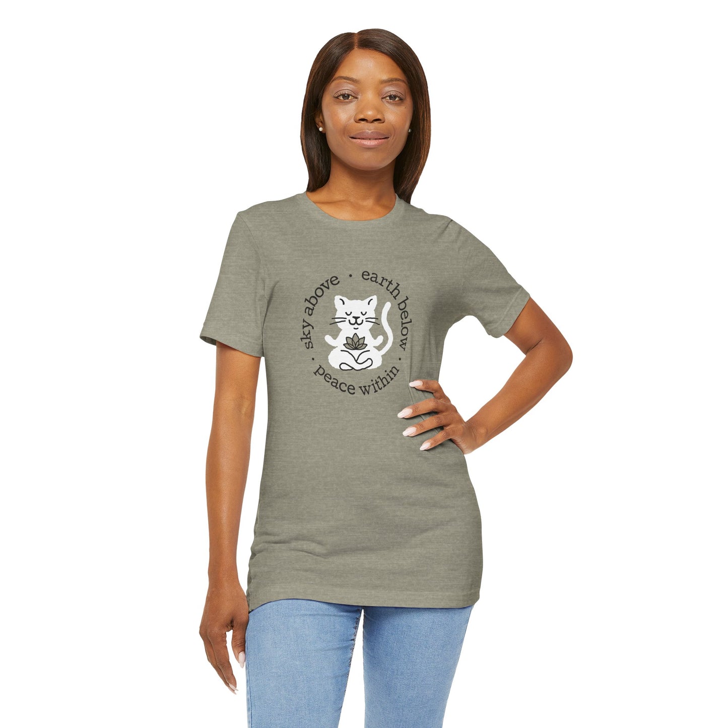 Peace Within Cat – Tee