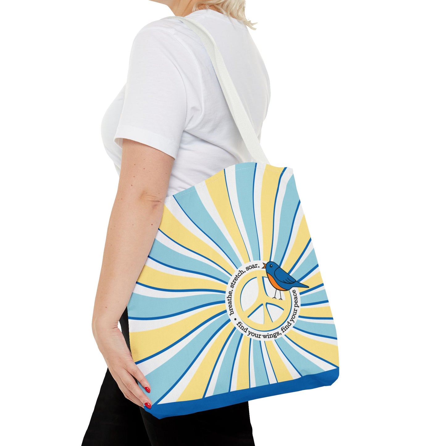 Breathe, Stretch, Soar - Tote