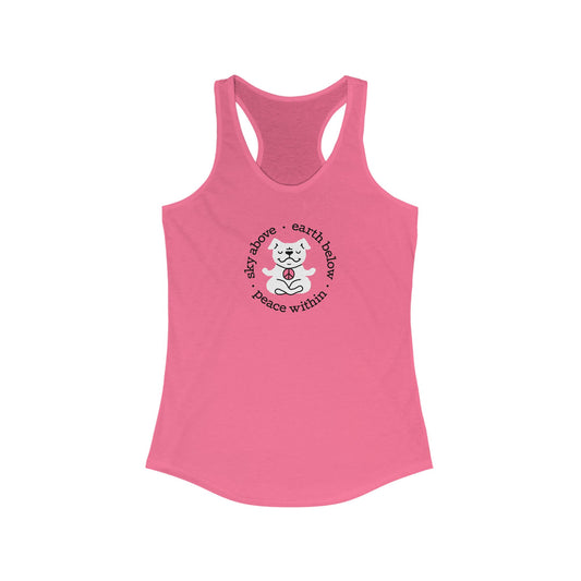 Peace Within Dog – Racerback
