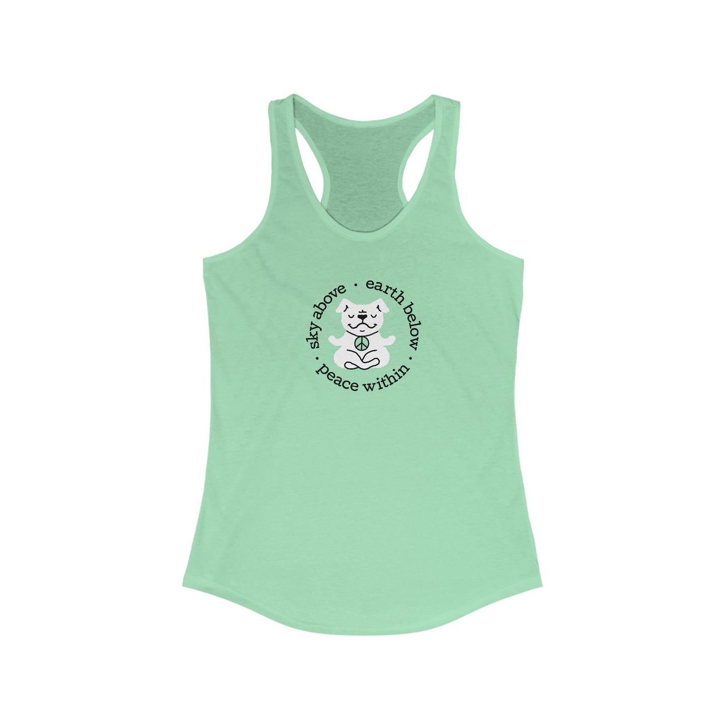 Peace Within Dog – Racerback