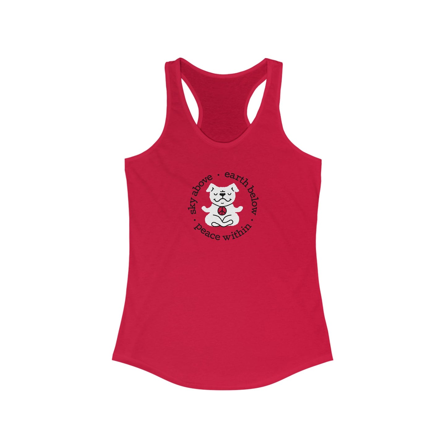 Peace Within Dog – Racerback