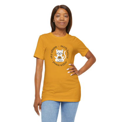 Peace Within Cat – Tee