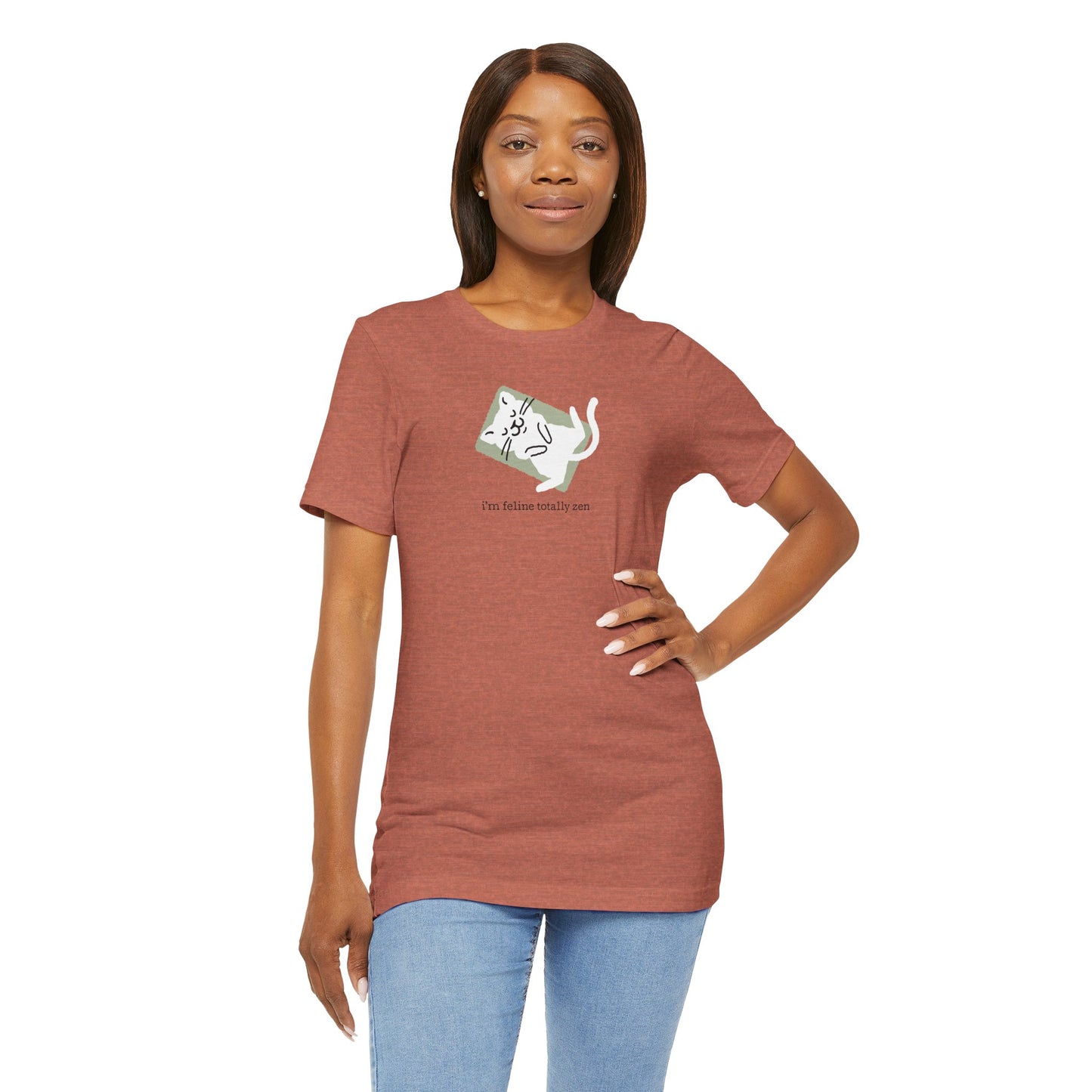 Feline Zen — Yoga Cat Tee