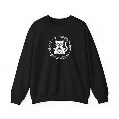 Peace Within Cat – Sweatshirt