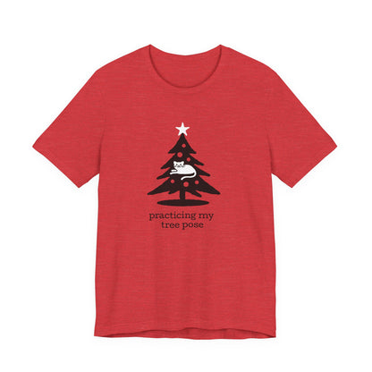Tree Pose Cat - Tee