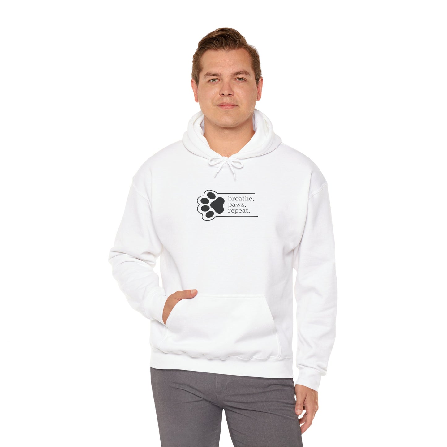 Breathe. Paws. Repeat. – Hoodie